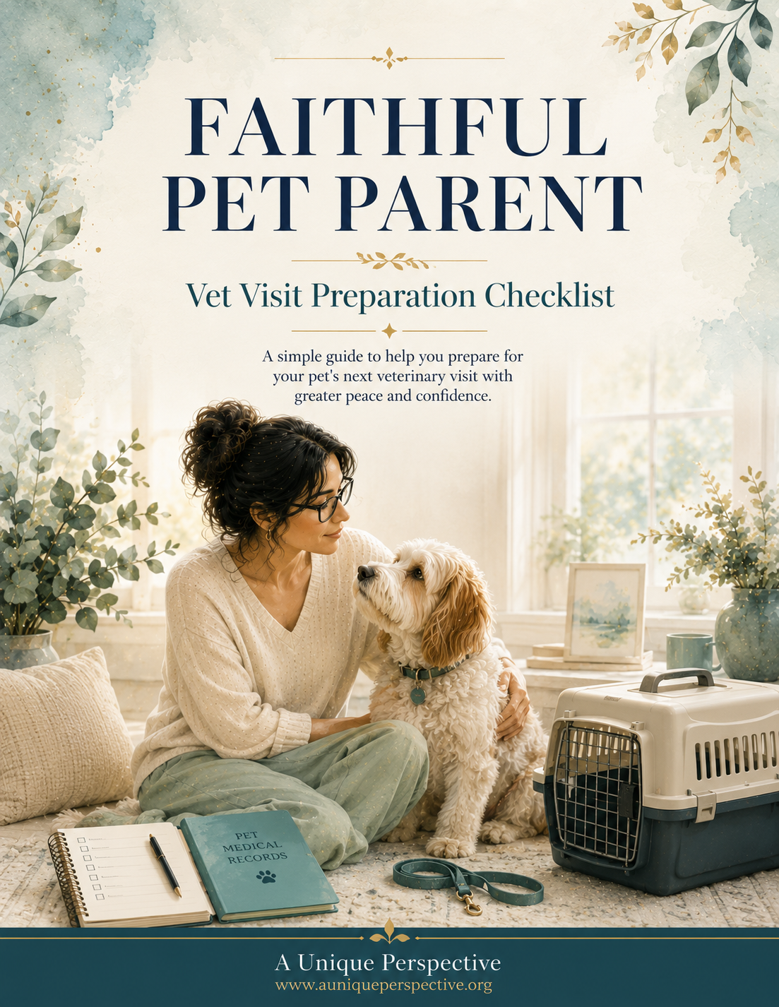 Faithful Pet Parent Vet Visit Preparation Checklist PDF cover
